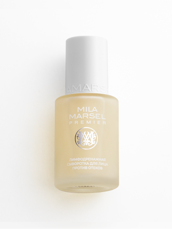 Лимфодренажная сыворотка для лица против отеков Mila Marsel Premier, 30 мл, фото