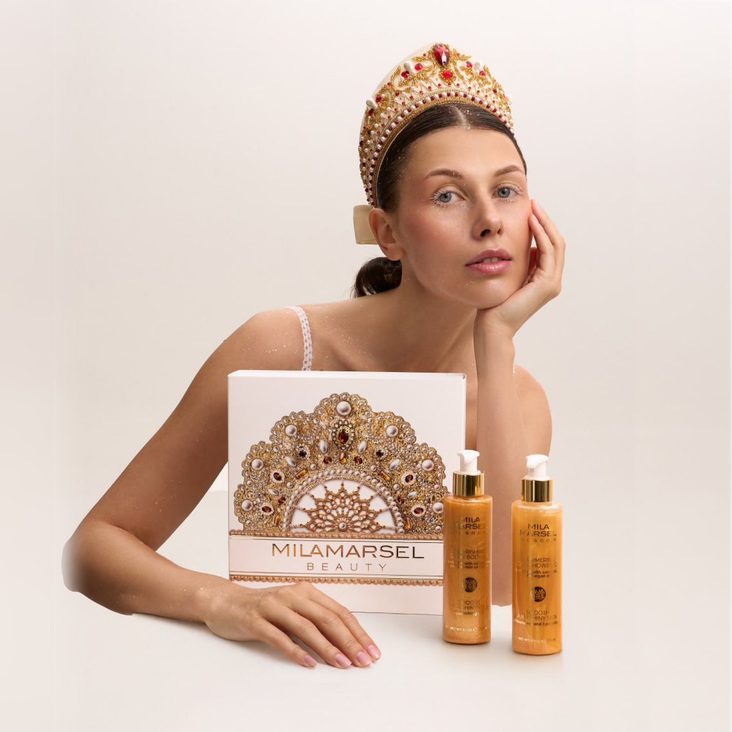 Подарочный набор для ухода за телом «Золотое Сияние», фото