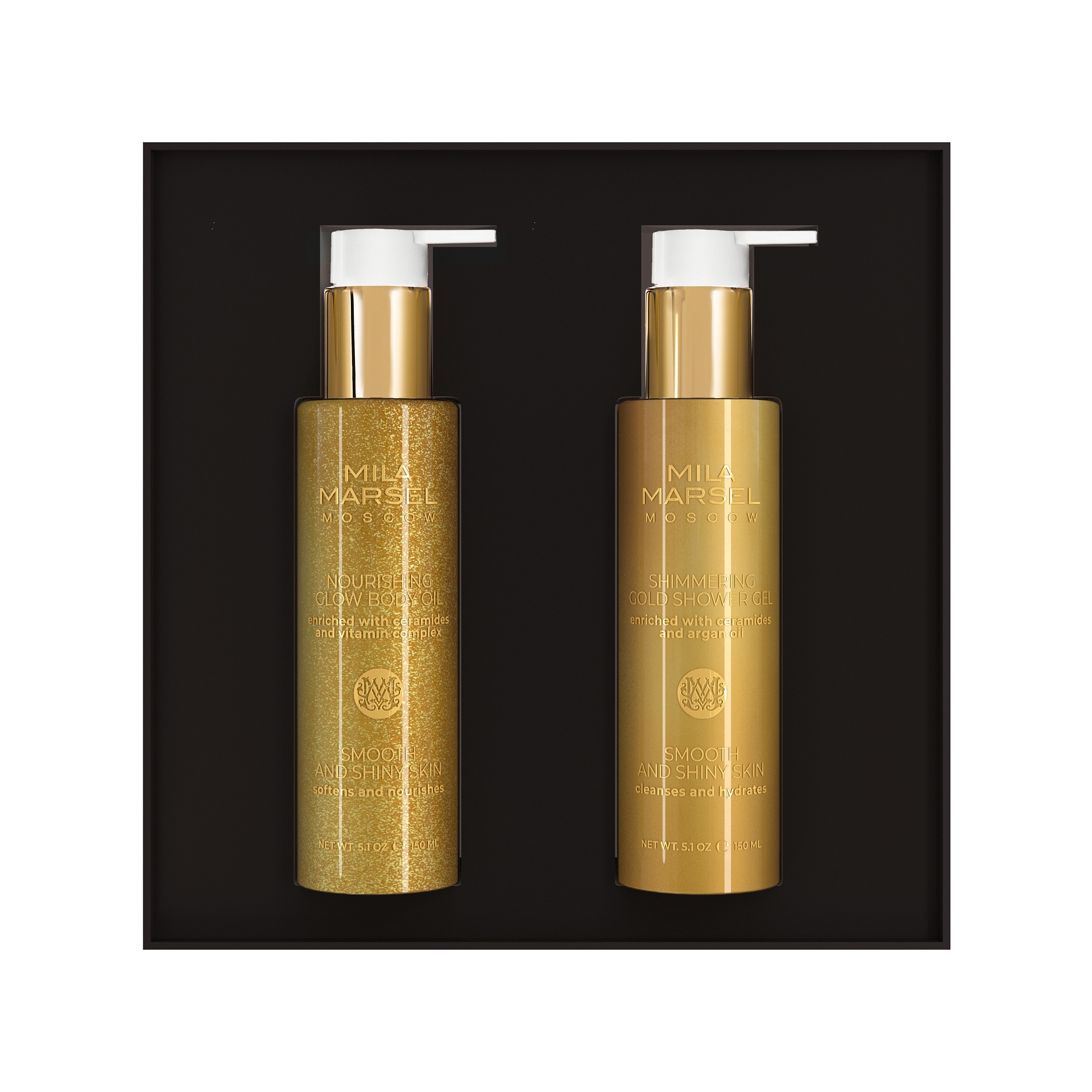 Набор для ухода за телом «Золотая коллекция» Golden Collection Gift Set в подарочной коробке, фото 4